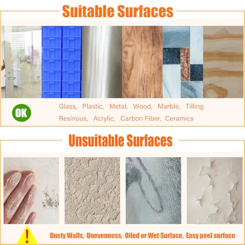 Double Sided Tape Heavy Duty (2 Rolls Total 33 ft), Strong Clear Sticky Tack Mounting Tape, Removable Nano Adhesive Tape for Wall, Home, Office, Picture Hanging, Poster, Rug Fixing Strips - size: 33-ft-roll tape