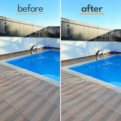 PentaUSA Outdoor Grout - Premixed Patio Grout in a Tube, Ready to Use Polymeric Sand for Pavers, Repairs Stone Joints, Driveways, Entryways, Gardens - Includes Grout Float (14oz / Natural Sand Color) - style: Outdoors