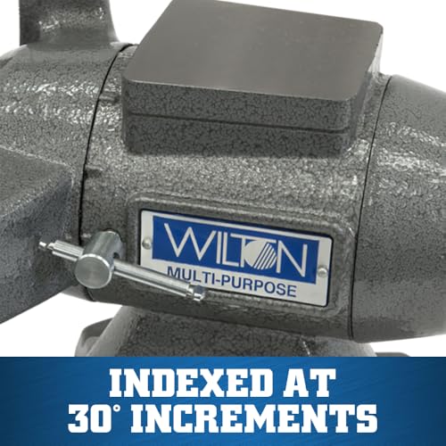 Wilton Multi-Purpose Bench Vise, 5-1/2" Jaw Width, 5" Max Jaw Opening, 2-3/4" Throat (Model 550P) - size: 5-1/2 in.