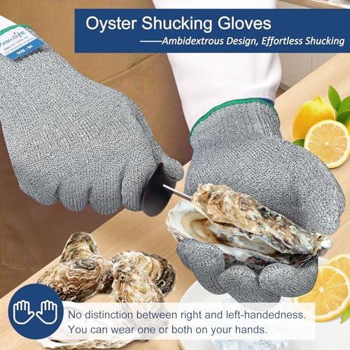 Dowellife Cut Resistant Gloves A9 Maximum Protection - Food Grade Kitchen & Chef Gloves for Food Prep, Knife Cutting, Mandoline Slicing, Butcher, Oyster Shucking, Fish Handling (X-Large) - size: X-Large (Pack of 1)