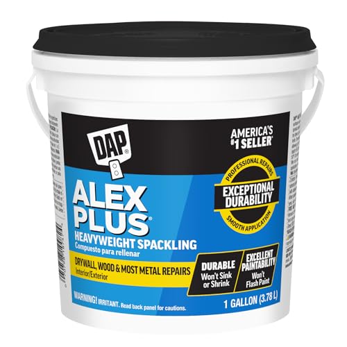 Alex Plus Gallon Spackling, 1 Gallon, White