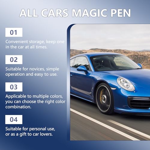 3Pcs Magic Pen for Car Scratches,All Cars Magic Pen,Car Scratch Remover Pen,Quick Fix for Scratches and Paint Damage,All Cars Magic Pen for Car Scratches All Color