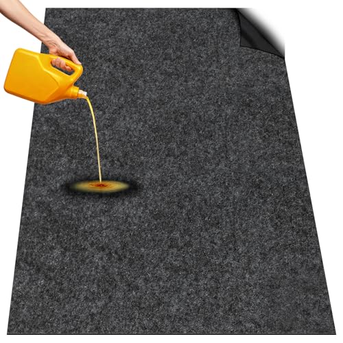 Oil Spill Mat 36 x 60 Inch,Highly Absorbent Maintenance Mat Protect Your Floor from Oil Drips, Spills, Splashes and Stains