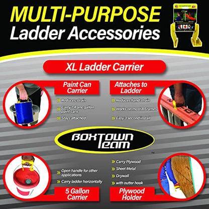 Boxtown Team Ladder Carrier (XL Yellow) - color: XL Yellow