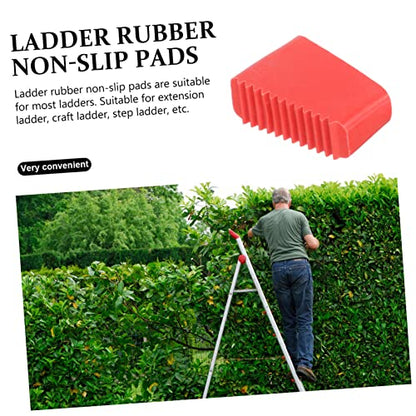 STOBOK 4pcs Slip Ladder Feet Covers Non-Slip Mats for Ladder Accessories Stair Mats