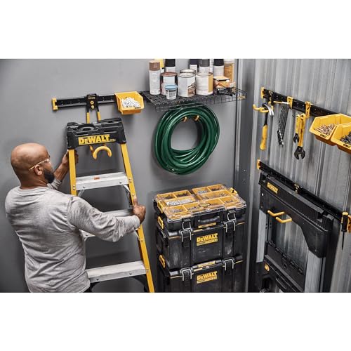 DEWALT Tool Organizer, Ladder Hook, 25lb Capacity, DEWALT Workshop Storage System Compatible (DWST82810) - style: Ladder Hook