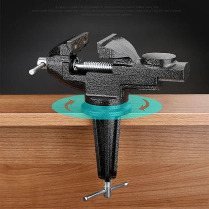 Table Vise Home Vise Clamp-On Vise, 2.5" black - size: 2.5" black