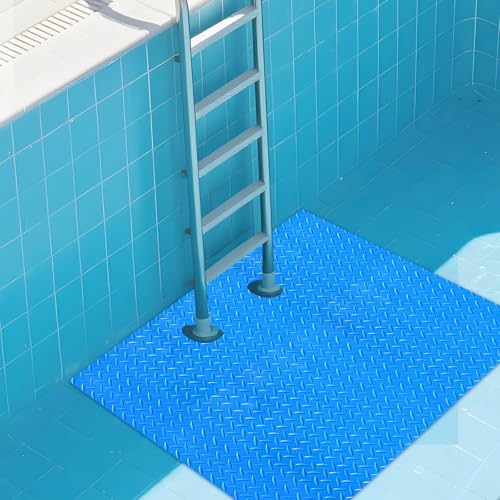 36"x36" Swimming Pool Ladder Mat Protective Swimming Pool Step Pad Protects Vinyl Pool Liner for Above Ground Swimming Pool Ladder Pad Compatible with Pool Step Ladder - size: 36"x36"