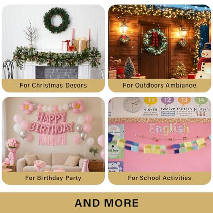 WINNOW Double Sided Heavy Duty Extra Strong Adhesive Tape - 1.2" x 120" (Pack of 1) Indoor/Outdoor Household Nano Tape for Hanging Decorations, Lights, Garlands - Reusable and Damage-Free - size: Trial Version-1 Pack