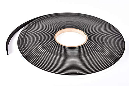 Sponge Neoprene Stripping W/Adhesive 3/8in Wide X 1/8in Thick X 50ft Long