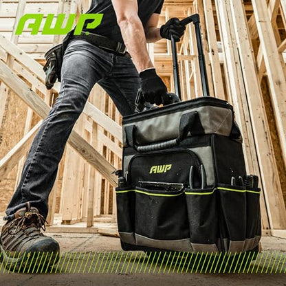 AWP Tool Bags, Premium Tool Bag, Black, Durable Tool Tote, for Professionals and Contractors - size: 14 Inch, style: Tool Bag