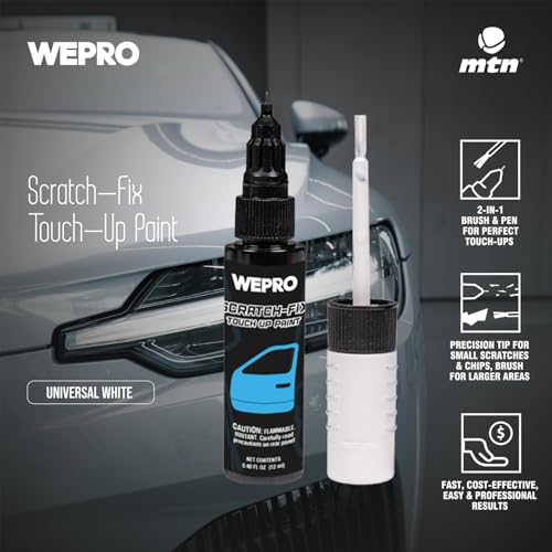 Mtn Scratch Fix Touch-Up Pen — Precision Paint Repair for Fine Scratches & Chips (Universal White) - color: Universal White