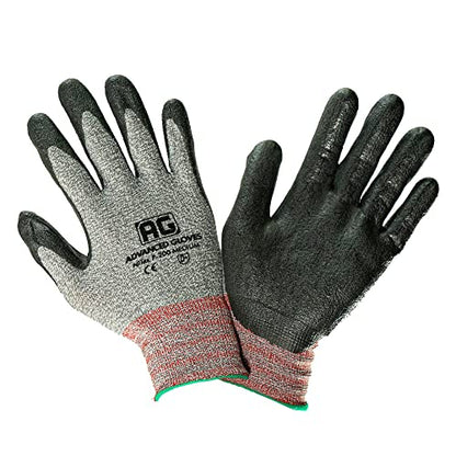 – NiTex P-200 Nylon Nitrile Gloves, Breathable Nitrile Foam Coated Utility Gloves for Insulated Grip, Grey, 6-Pair, Medium - color: Grey, size: 6 Pairs (Medium)