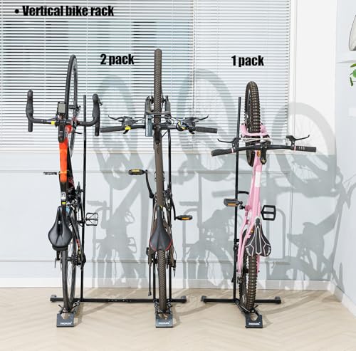 PHUNAYA Bike Stand,Vertical Bike Rack For Indoor Bike Storage,Upright Bicycle Stand Floor. (StyleA-1pack) - style: StyleA-1pack