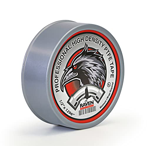 SUPPLYGIANT UUD1296H PTFE Thread Seal Tape for Plumbers, Gray 1/2 Inch x 1296 Inch