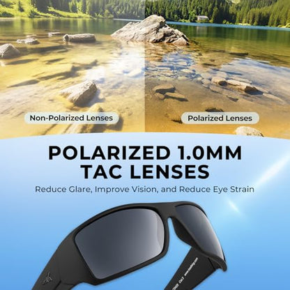 KastKing Iditarod Polarized Sport Sunglasses,PuriVex Protective Lens Coating Fishing Sunglasses For Driving Cycling Running - color: I: Gloss Tal Light Blue Frame, Ice Blue Revo Lens