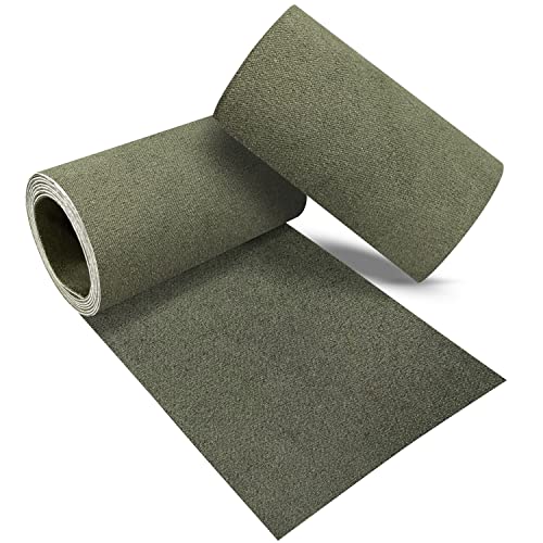 Azobur Sofa Fabric Repair Patch, Oversized Microfiber Patch, Self-Adhesive Repair Fabric, Super Cost-Effective (Olive Green) - color: Olive Green, size: 4" x 30"-2 ROLLS