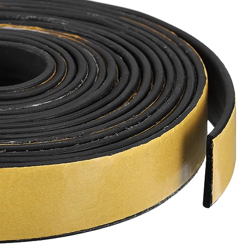 uxcell Weather Stripping 1" W x 1/8" T x 26ft L Adhesive Door Window Seal Strip Foam Seal Tape for Doors Window Insulation - size: 1"W x 1/8"T x 26ft L