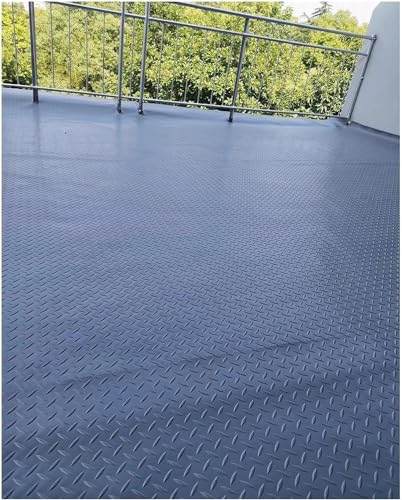 Rubber Outdoor Floor Protector Mat - Non-Slip Patio & Balcony Mat, Heavy-Duty 0.5cm Thick, 1.6x4m/1.6x13ft - Durable, Waterproof, Ideal for Home & Office Use - size: 0.5X4m/1.6X13ft