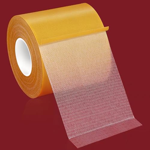 KAIYUER 3.2in x 66FT,Double Sided Fabric Tape Heavy Duty,Strong Double Sided Tape for Clothes,Crafts,Walls and Woodworker,No Glue Residue High Stickness Mounting Tape - size: 3.2"x66FT