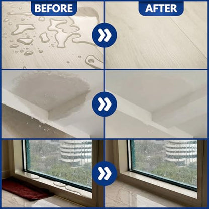 Transparent Waterproof Sealant, 141 Oz Invisible Waterproof Agent, Transparent Waterproof Coating for Roof Repair, Walls, Window, Bathroom, Kitchen, Water-Based Clear Sealant, Indoor & Outdoor - size: 141 FL OZ