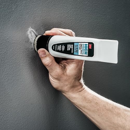 3M Small Hole Repair High Strength, All in One Applicator Tool, 2-Pack, Quick and Easy Repair for Nicks and Nail Holes, Includes Putty Knife, Spackle, and Sanding Pad For Wall Repairs (SHR-AIO-2-SIOC) - style: 2-Pack