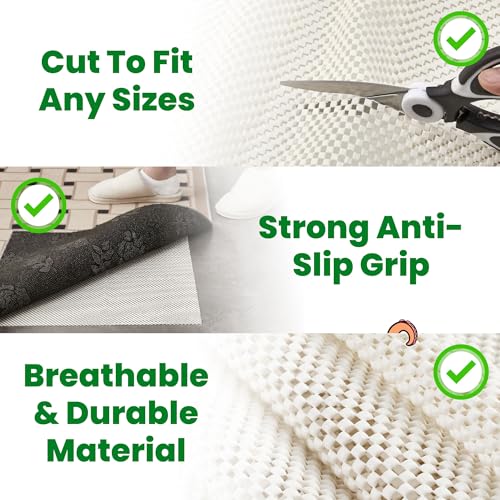 ECOHomes Couch Cushion Grip Pad, Couch Cushion Non Slip Pads Keep Sofa Cushions from Sliding - Anti Slip Sofa & Patio Grips Mattress Gripper Stopper Stop Slide & Prevent Sliding (3 Seater [2PCs Pack]) - size: 3 Seater Couch [2PCs Pack]