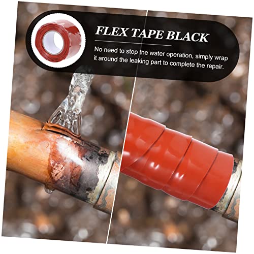 DOITOOL Flex Rubberized Seal Tape Self Adhesive Sealing Tape for Plumbing Repairs Wide Long for Water Pipe Faucet and Sewer Leak Fixes
