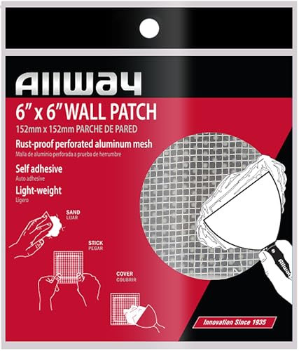 ALLWAY Drywall Patches - size: 6" X 6"
