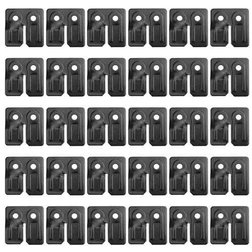 Table Leaf Hardware 30Pcs, Dual Buckle Horizontal Leveling Straps with Screws for Furniture, Chairs, Cabinets and Dining Table Expansion, Iron with Zinc Plating