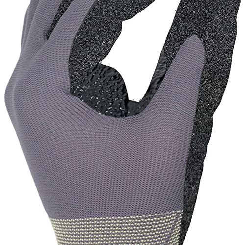 OPNBar Nitrile Coated Gloves with Grip, Touchscreen (2-Pack) Reinforced Thumb Crotch - SAFERGRIP Brand - size: X-Large