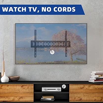 TV Wire Hider Kit for Wall Mount TV, White in Wall Cable Management Kit, Includes 2 Pass Throughs and Hole Saw Drill Attachment for Easy Install - color: White