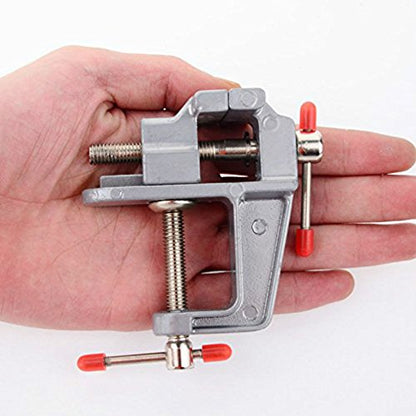 Mini Bench Vise Small Table Clamp Hobby Craft Repair Tool (Clamping Range: 0-1.2inch) - size: Clamping Range: 0-1.2inch