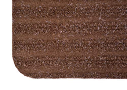 Stair Treads Collection Indoor Skid Slip Resistant Carpet Stair Tread Mat (Brown, Matching Mat 24 in x 30 in) - color: Brown, size: 24"x30" Landing Mat