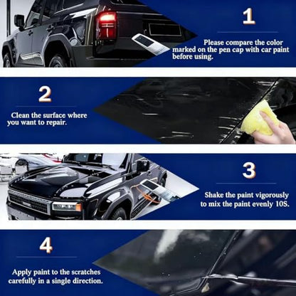 Touch Up Paint for Ford Car Paint Pen Scratch Repair Two-In-One Touch Up Paint, Premium Car Scratch Remover for Deep Scratches (Agate Black Metallic(UM) for 2024 Ford F-150/2024 Ford F-150 Lightning/2025 Explorer/2025 Escape/2024 Transit/2024 Edge/2024 Ex