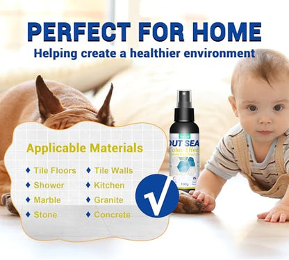 Grout Sealer 7oz/200g, Waterproof Penetrating Sealant with Squeeze Tip, Professional Stain Repellent, Clear Tile Sealer for Ceramic Marble Granite Stone, Indoor Outdoor Shower Bathroom Floors