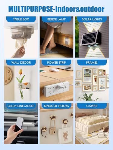 Double Sided Tape Heavy Duty, Transparent Magic Nano Tape, Multipurpose Removable Adhesive Grip Mounting Tape Washable for Carpet, Wall Decor, Hanging Picture, DIY Projects - size: 16.4FT*1.18 IN