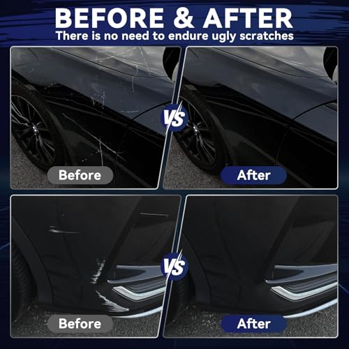 Car Black Paint Touch Up Cars Scratch Repair for Vehicles, Rim High-Gloss Black Paint Pen 30ML Quick Drying Automotive Scratch Repair, Non-toxic 1.5 oz Easy to Use - color: Blaxk