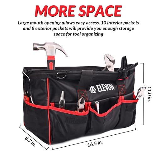 Elevon 219-Piece Tool Set, with Waterproof Storage Bag, Home Repairing Tool with Screwdriver Set, DIY Basic, Suitable for Bedrooms, Bathrooms, Garages and Offices - style: 219-Piece