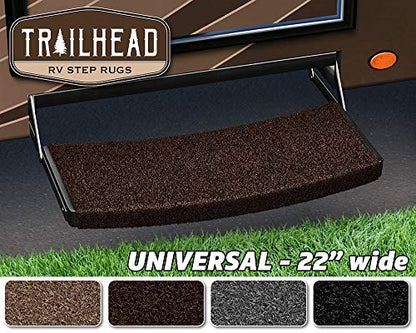 Prest-O-Fit 2-0221 Trailhead Universal RV Step Rug 22 In. Wide - Grizzly Brown - color: Grizzly Brown