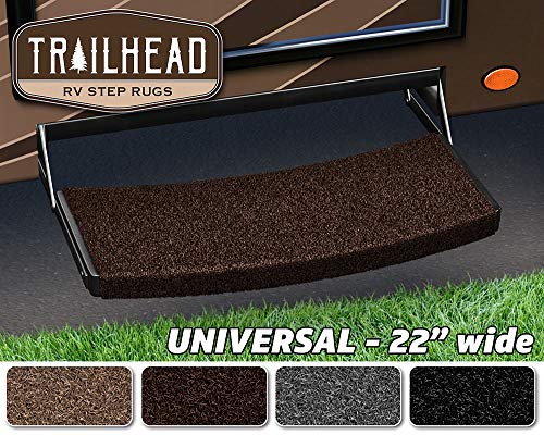 Prest-O-Fit 2-0221 Trailhead Universal RV Step Rug 22 In. Wide - Grizzly Brown - color: Grizzly Brown