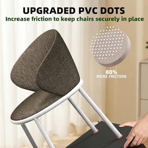 PHIXBEAR 60PCS Upgraded Felt Furniture Pads 1", Thickened Floor Protectors for Hardwood Floors, Furniture Pads for Chair Legs, Protecting from Nicks, Dents and Scratches