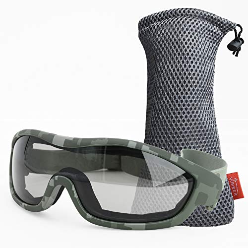 Viriber Motorcycle Goggles - UV Protective Outdoor Glasses, Dust-proof Combat Goggles, Military Sunglasses - Camouflage - color: Camouflage Glasses