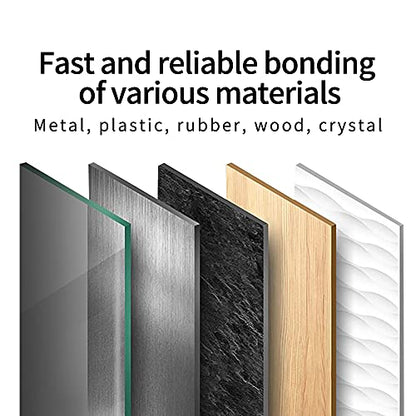 Metal Glue,Liquid Glue for bonding Between Metal and Metal,Metal and Other Material.Instant Super Glue for Metal,Stainless Steel,DIY Craft,Aluminum Alloy,Metal Tube,etc.