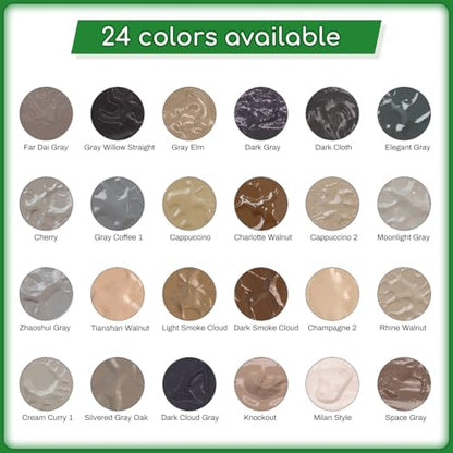 Wood Furniture Repair Kit, 24 Colors Wood Touch up Filler, Repair Scratch, Cracks, Stains, Discoloration for Wood Furniture - Cloth -Textured Series - color: Cloth -Textured Series
