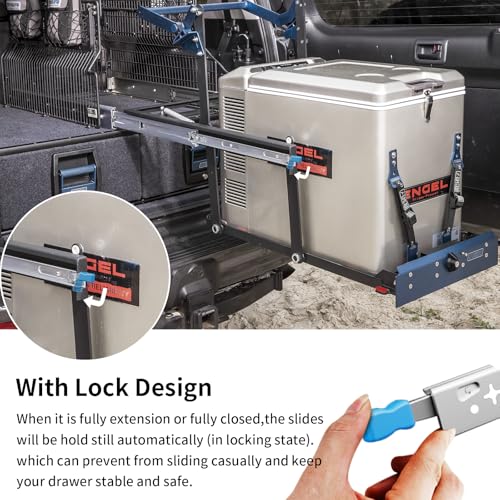 YENUO Heavy Duty Locking Drawer Slides Full Extension Runners with Lock 12 14 16 18 20 22 24 26 28 30 32 34 36 38 40 Inch Side Mount Ball Bearing Rails Track Glides 250 Lbs 1 Pair(W:53mm, 12 Inch) - size: 12 Inch, style: Load:250 lb (With lock) -W:53mm