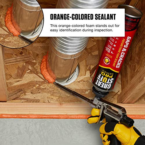 GREAT STUFF PRO Gaps & Cracks 24 oz Insulating Foam Sealant, Orange - size: Each, style: PRO Gaps & Cracks