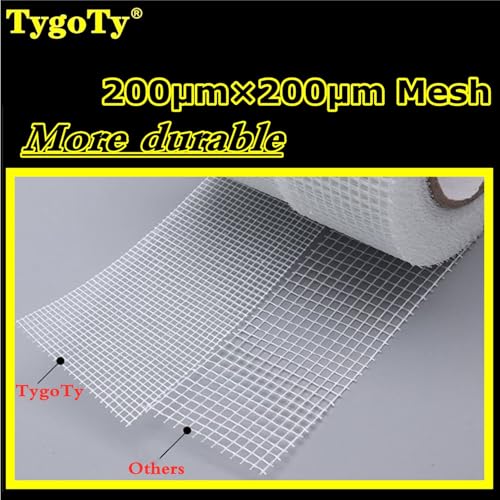 Drywall Joint Mesh Tape 2“×180 Ft，Strong Self-Adhesive 100% Fiberglass Drywall Repair Tape for Wall Crack and Seam Patch,White