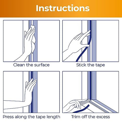 Weather Stripping Door Seal 20 ft - 2 Rolls 10' x 1" x 1/8" - Black Door Seal Strip - Neoprene Foam Tape - Premium Insulation Tape - Foam Insulation for Doors, Windows, Attic Access, Hatches!