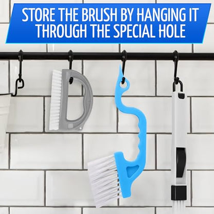 Cleaning Brush Window Mold Cleaner - Window Track & Sill Cleaning Tool, Deep Clean Scrubber for Sliding Doors & Windows Grooves, Household & Car Detailing Brush Kit - color: Blue 1 Pcs